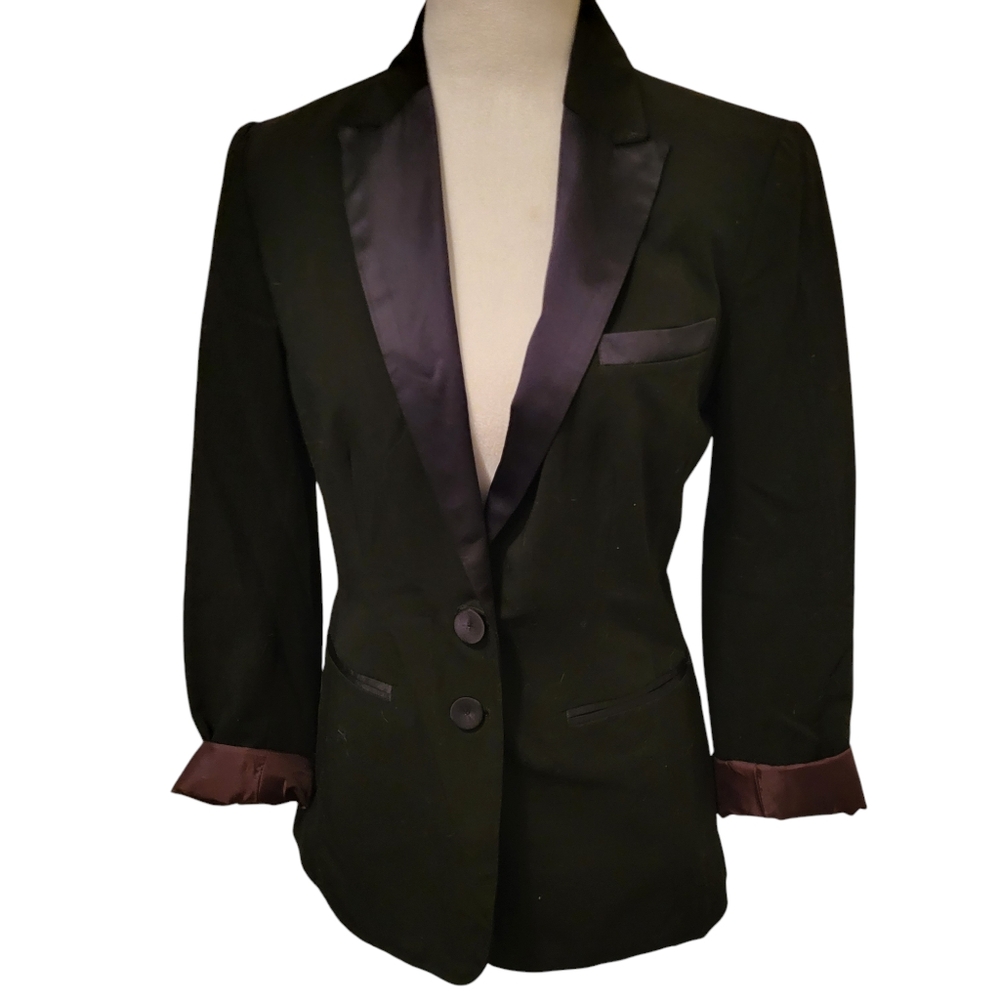 Lauren Conrad Fitted Blazer Black sz 2